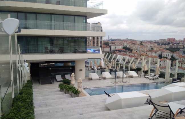 Raffles Istanbul takes A/V outside