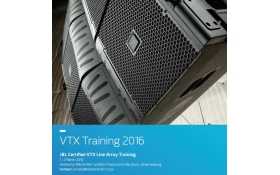 Wild & Marr to host JBL VTX training