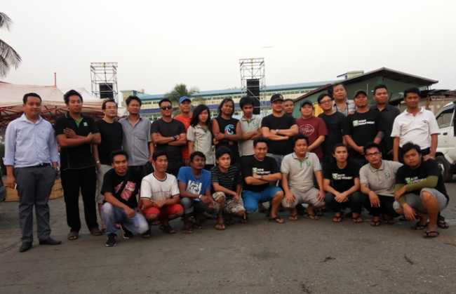 VTX training rocks Myanmar
