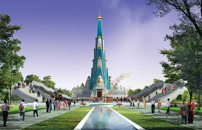 Theatreplan to spearhead design services for world’s tallest temple, Vrindavan Chandrodaya Mandir