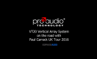 ProAudio Technology VT20 sound system for Paul Carrack UK Tour 2016