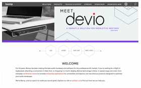 Biamp enhances website functionality