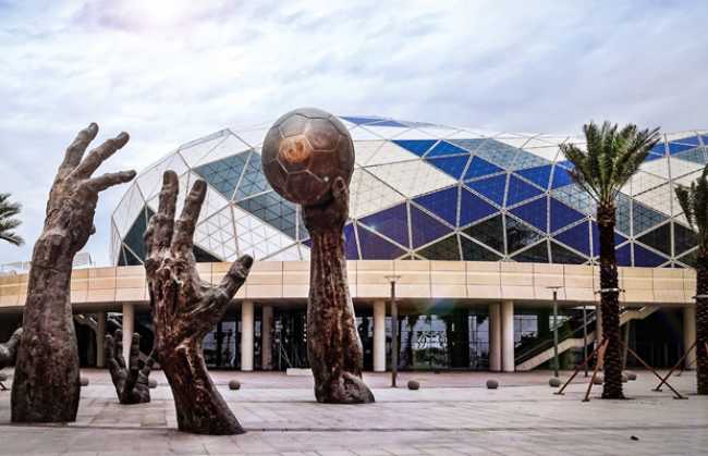 Riedel performs at the Lusail Sports Arena