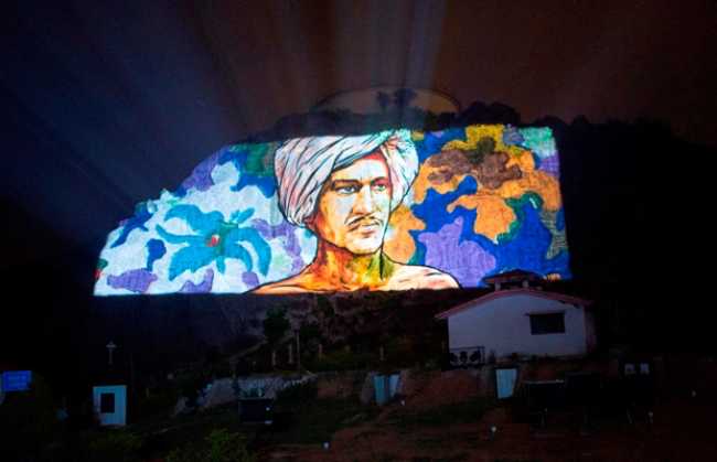 Christie projects the story of Birsa Munda
