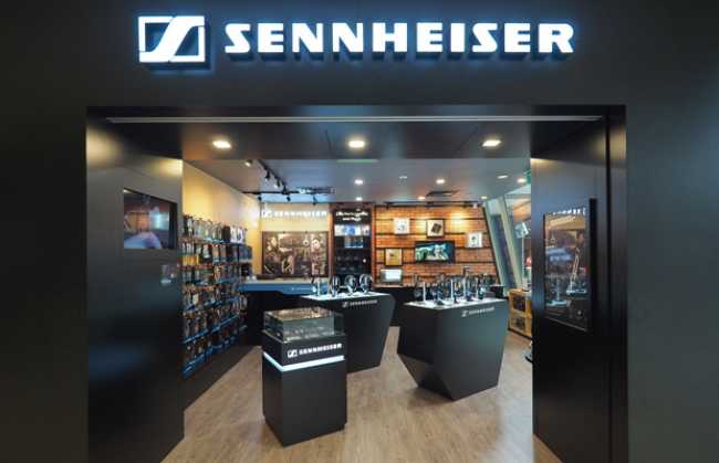 Sennheiser store opens at Marina Square Shopping Mall