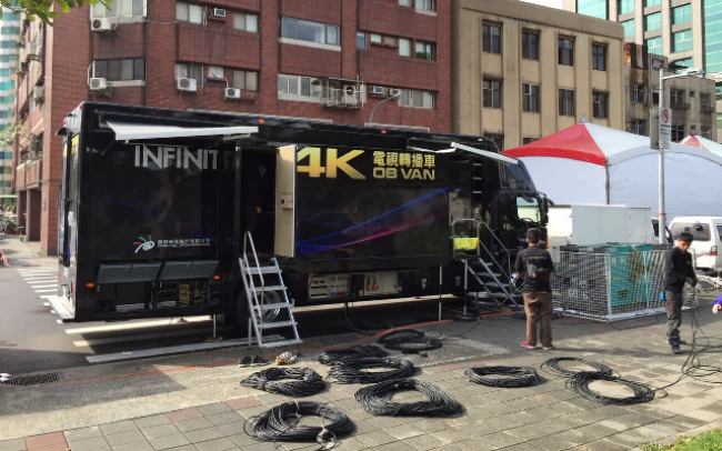 4K hits the road with Taiwan’s first OB van