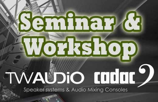 TW Audio and Cadac to co-present Indonesian workshop