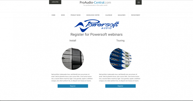 Latest Powersoft training comes to ProAudio-Central