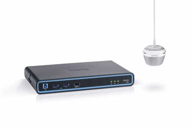 Biamp Systems expands Devio Collaboration Tool with microphone option