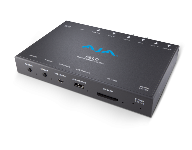 AJA’s first standalone streaming device