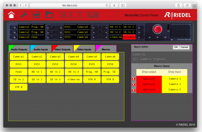 Riedel SmartPannel now more than an intercom