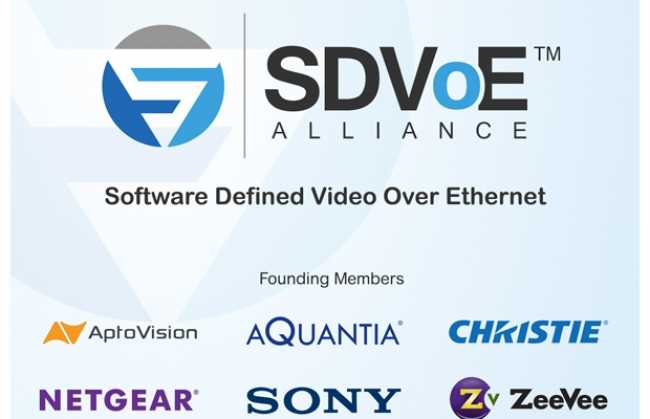 The SDVoE Alliance launches