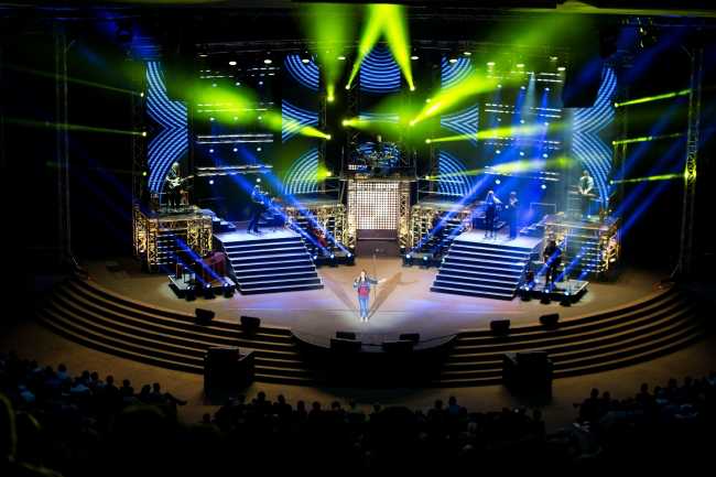 Lighting with passion at Gospel Skouspel 2016
