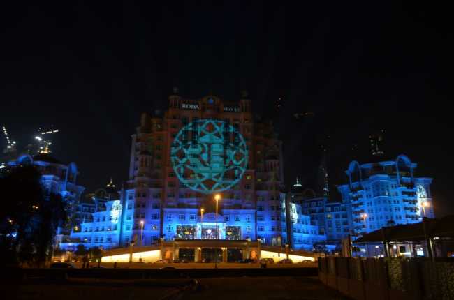 Showtech provides projection mapping at Roda Al Murooj