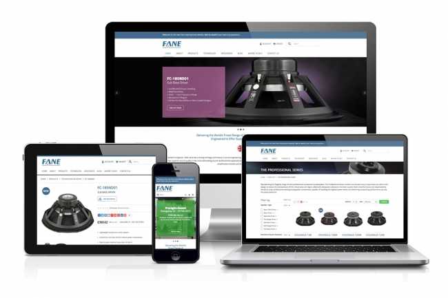 Fane International hits refresh on its website