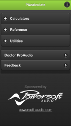 Powersoft sets PAcalculate’s limiter thresholds