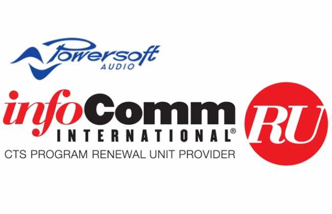 Powersoft providing training at InfoComm