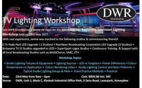 DWR presenting TV lighting workshop