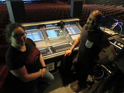 SD7 on tour with Blue Man Group