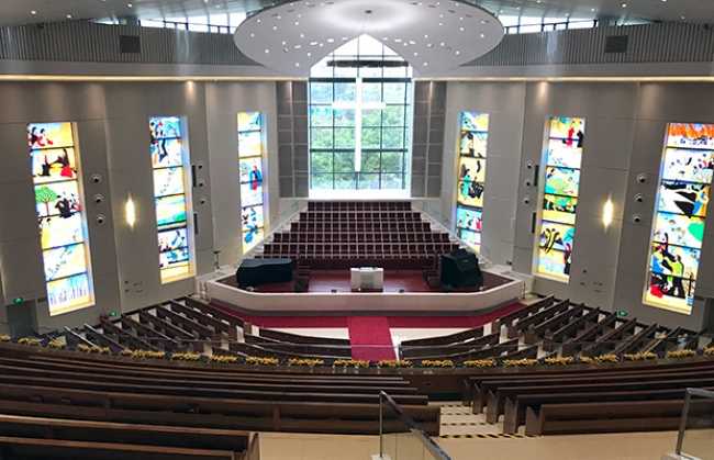 Clean sound and sightlines for Guangzhou’s Tianhe Church