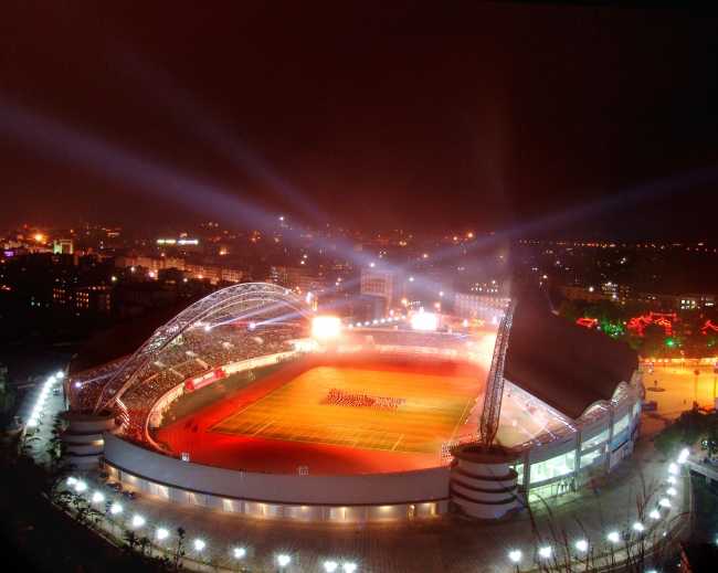 Ruifeng’s long throw at Zhaotong Stadium