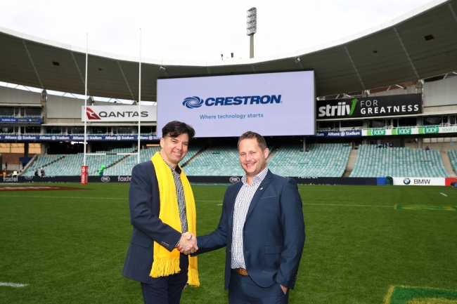 Australian Rugby Union signs Crestron