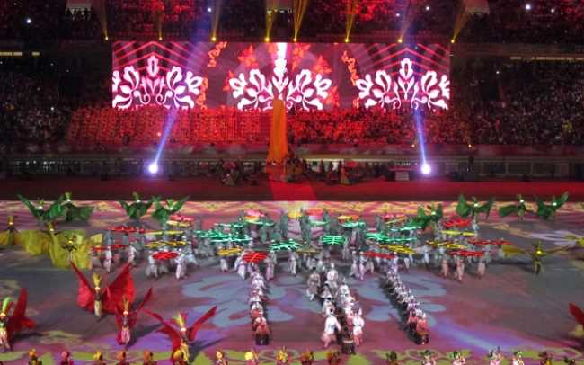 Sumber Ria provides audio for Pekan Olahraga Nasional opening and closing ceremonies
