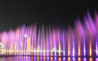 Delta covers Doha fountain show